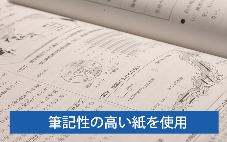 本文用紙は書き込みしやすい上質紙がおすすめ