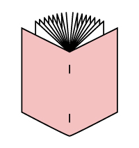中綴じのイラスト