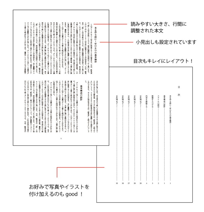 Word用　冊子入稿テンプレート