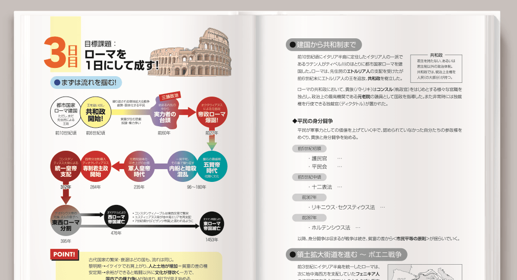 本文のカラー・モノクロ混在印刷