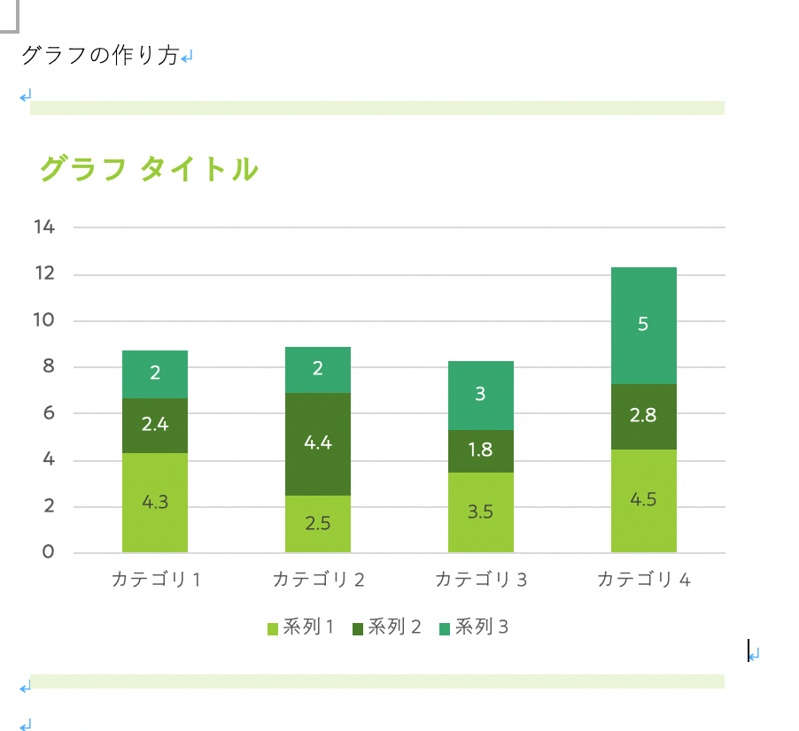 図形でデザインを追加する