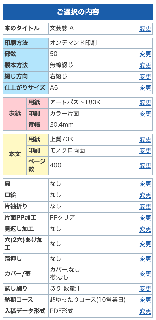 文芸誌の印刷8