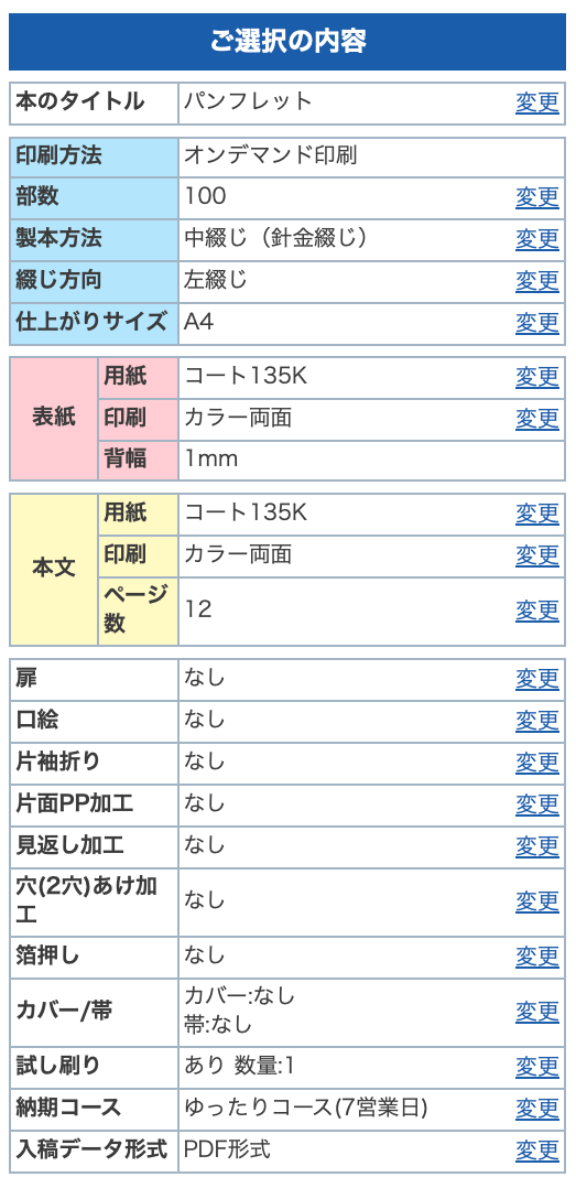パンフレットの印刷製本 おすすめ仕様まとめ