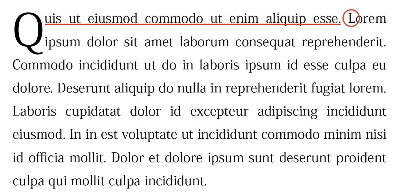 段落先頭にテキストを挿入