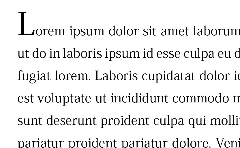 InDesignのドロップキャップ機能