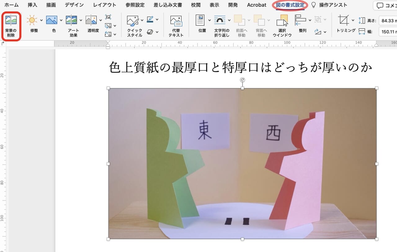 【図の書式設定】