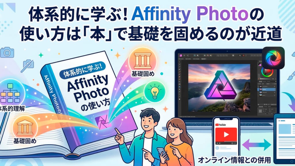 Affinity Photo｜初心者が学びやすい学習方法とは？　おすすめ本リスト
