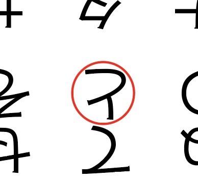 意外なリバーシブル文字