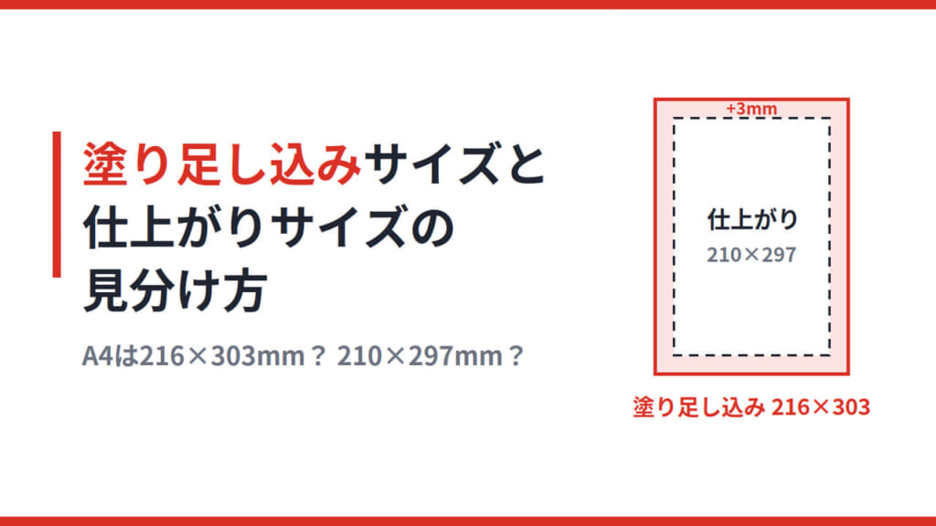 PDFの塗り足し込みサイズと仕上がりサイズの見分け方【入稿前チェック】